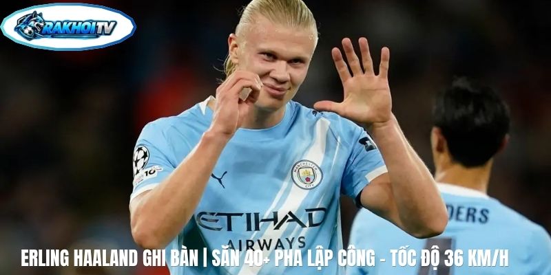 Erling Haaland Ghi Bàn | Săn 40+ Pha Lập Công - Tốc Độ 36 Km/H